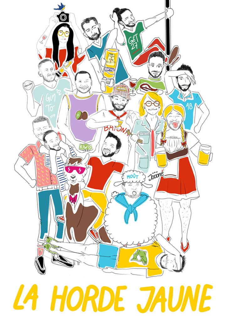 illustration sur-mesure personnalisable cadeau